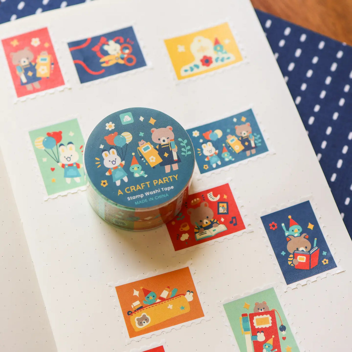 A Craft Party Stamp Washi Tape