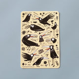 Quirky Crows Vinyl Sticker Sheet