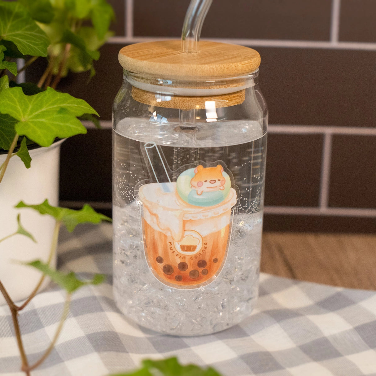 Studio Enon Muffinmaru Boba Sticker