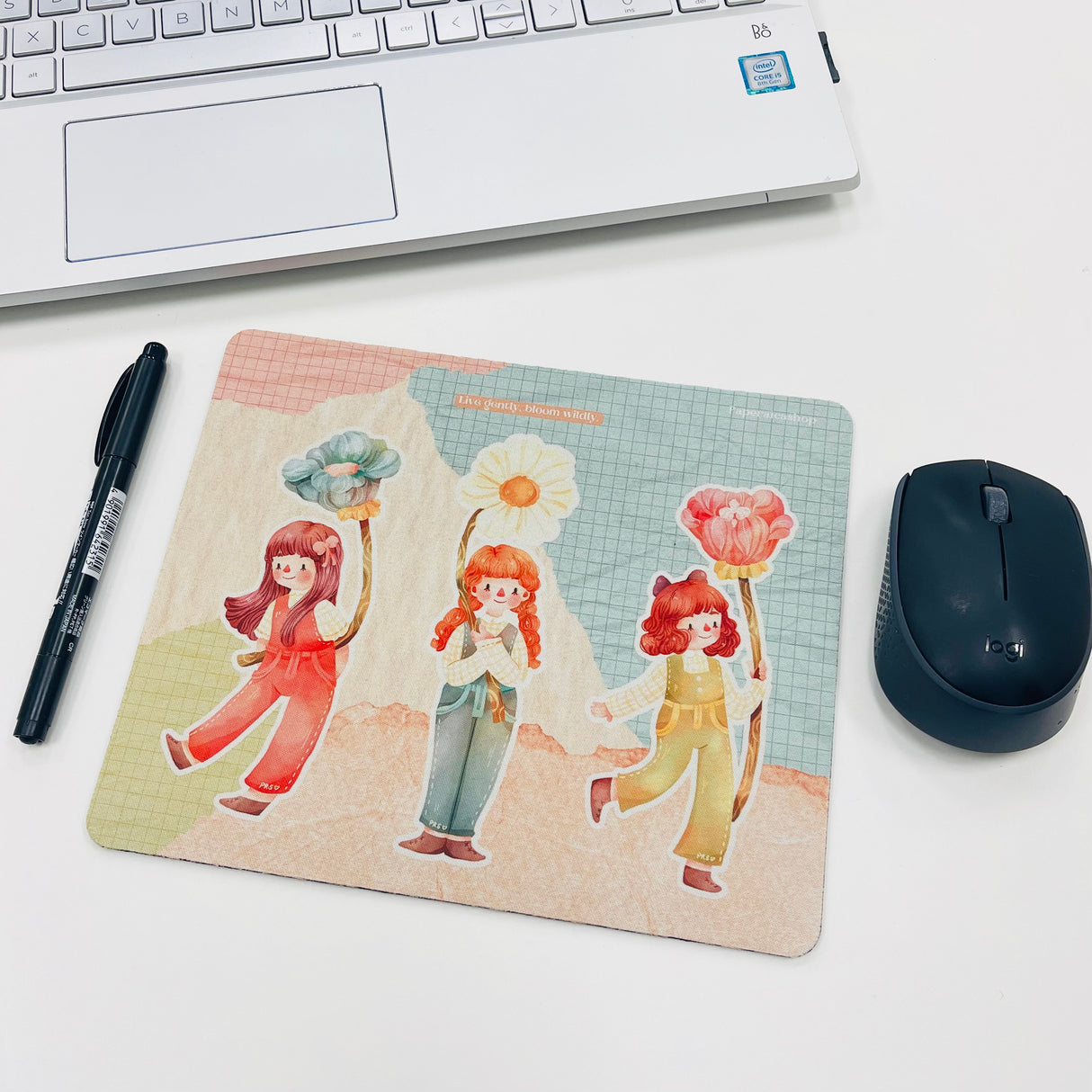 PaperaicaShop Live Like Flowers Mouse Pad