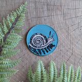 Snail with Fern Patch