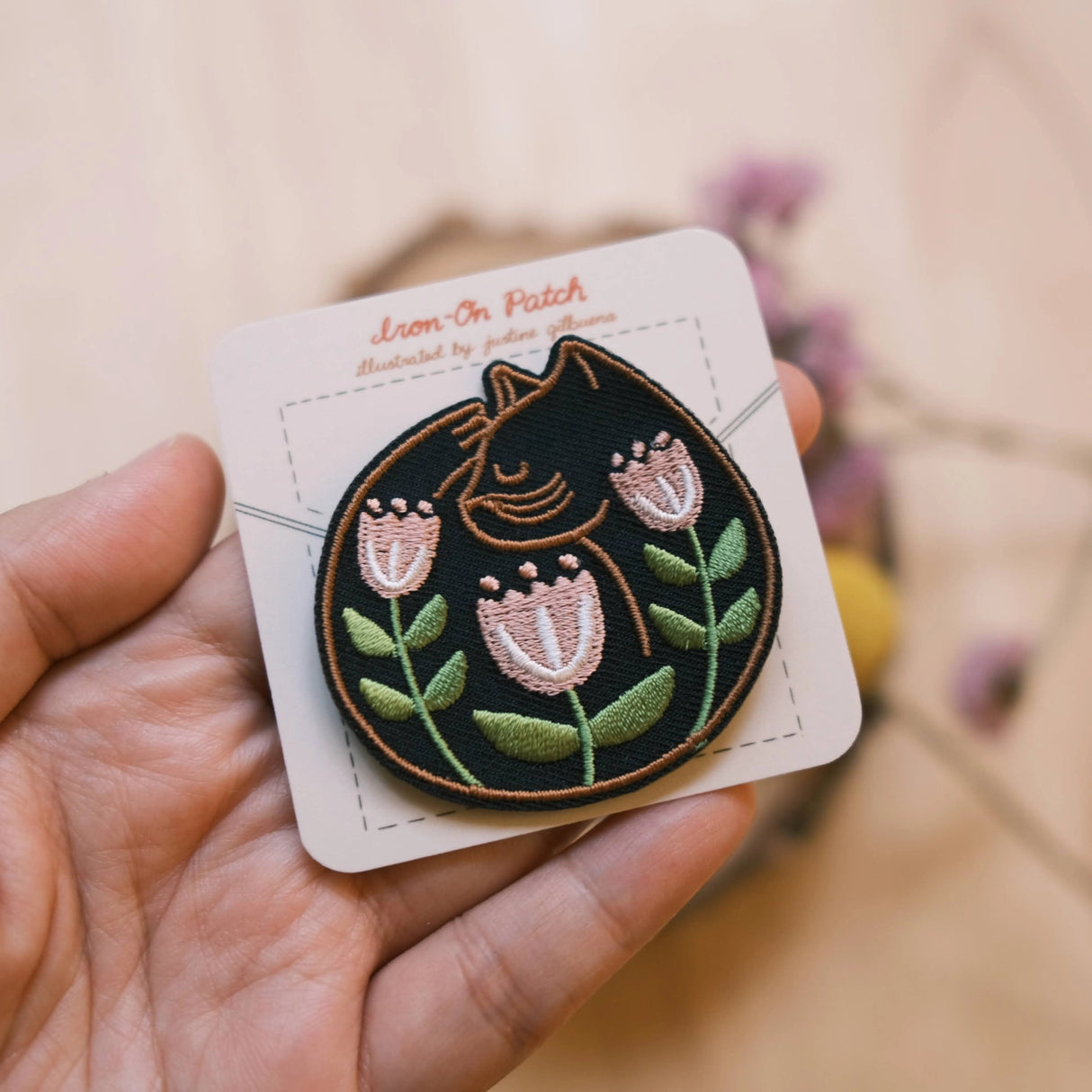 Cat Nap Iron-On Patch