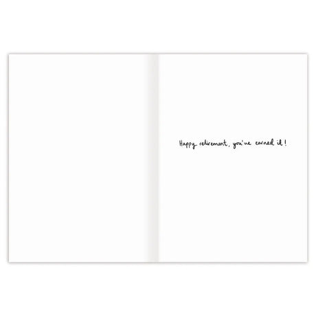 Garden Scene Retirement Card