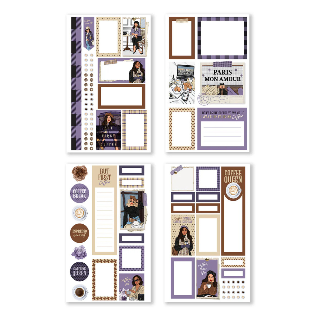 Rongrong Sticker Book - Coffee Queen 2

Indulge your love for coffee and creativity with the Coffee Queen Sticker Book 2! This must-have collection for coffee enthusiasts and crafters offers a delightful array of charming, hand-drawn designs, perfect for decorating planners, journaling, and crafting unique projects. Infuse your daily routine with warmth and joy through these beautifully designed, caffeine-inspired stickers!&nbsp;☕✨

Key Features:

25 Pages of Hand-Drawn Stickers: Enjoy a diverse collection 