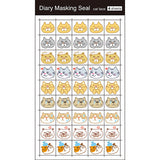 Pine Book Cat Expressions Daily Diary Stickers