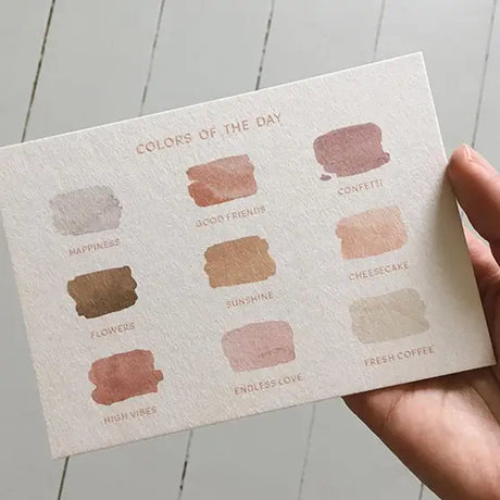 Anna Cosma Postcard - Colors of the Day