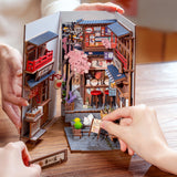 Diy Book Nook Kit: Sakura Wine Alley