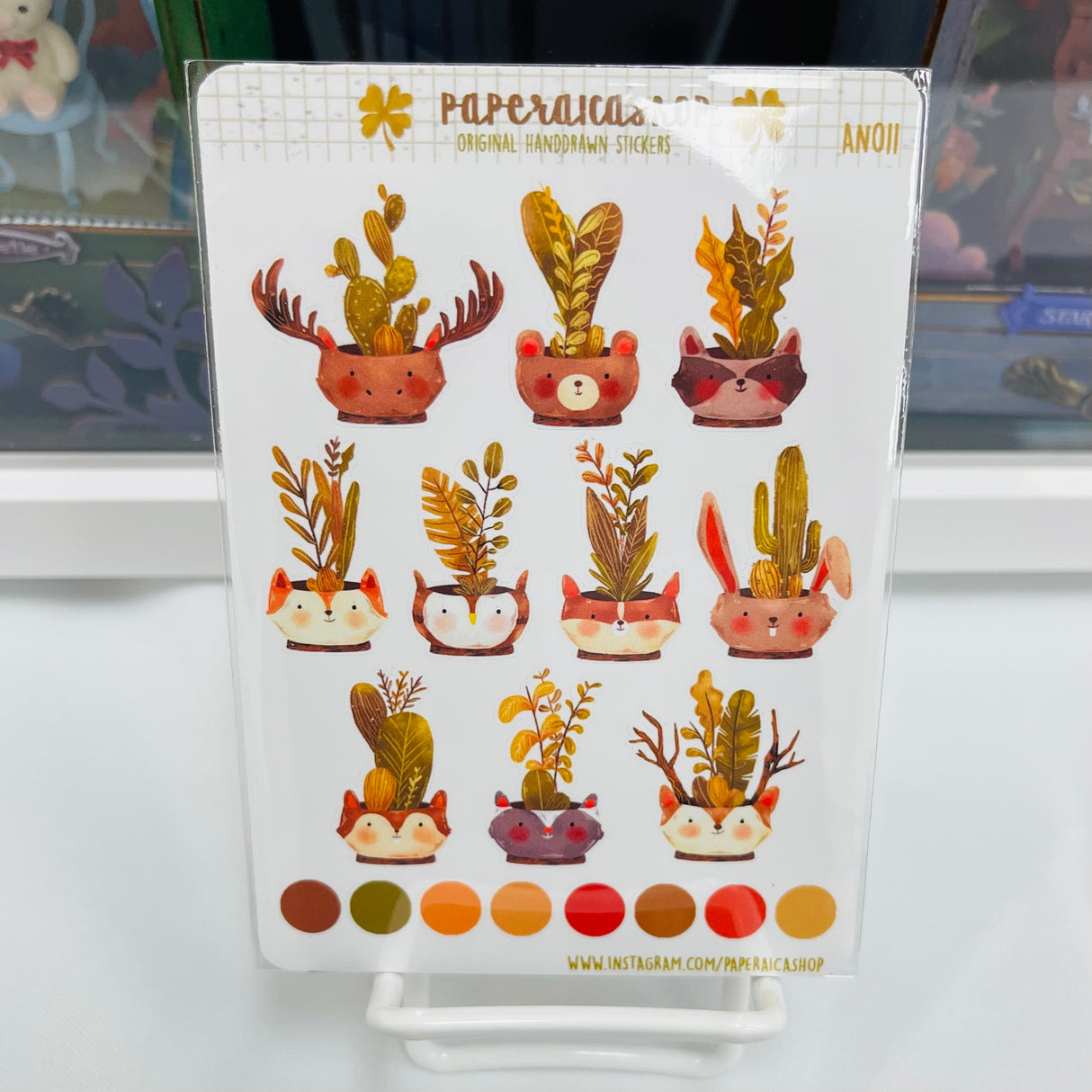 PaperaicaShop Woodland Plants Planner Sticker