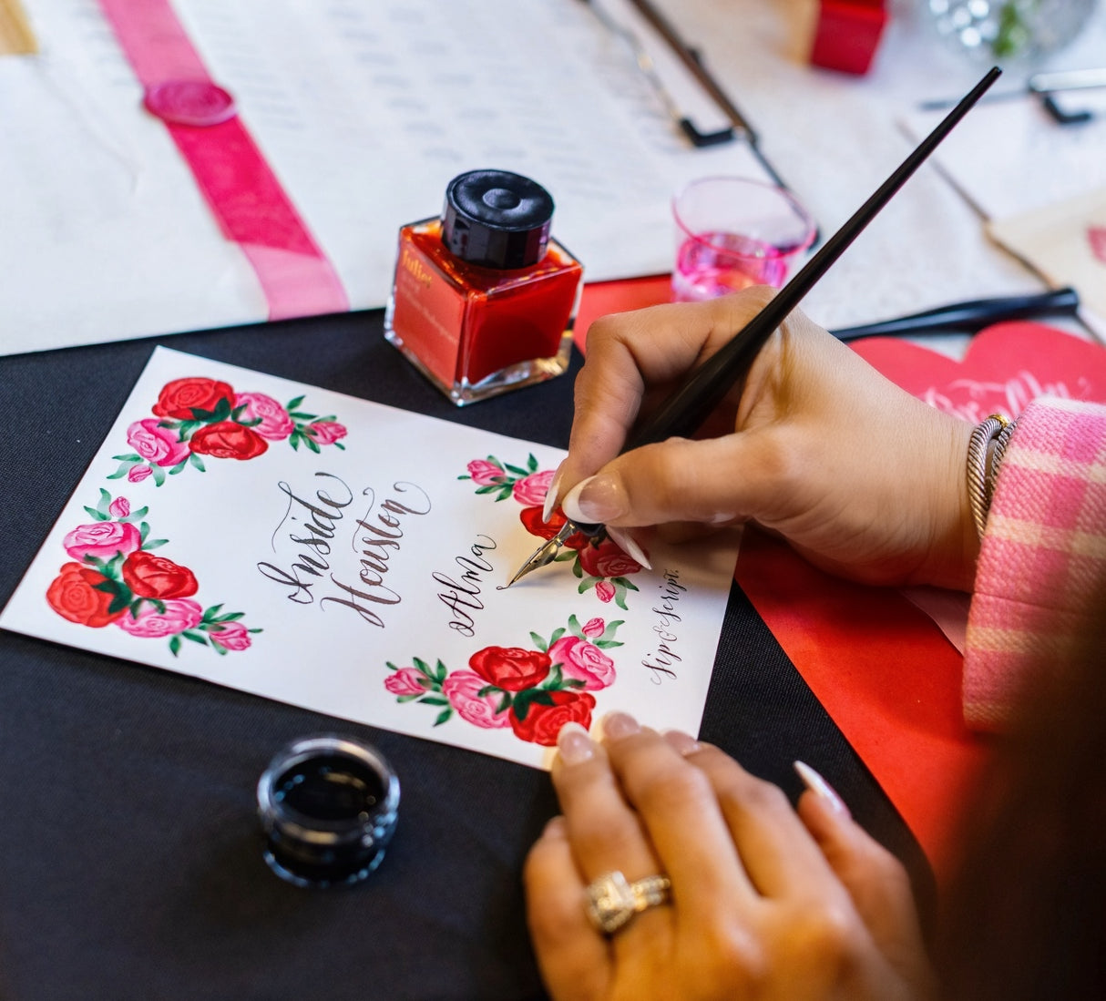 Sip & Script Calligraphy Workshop with Alma Roberts