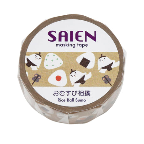 SAIEN Washi Tape - Rice Ball Sumo