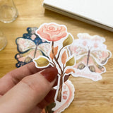 PaperaicaShop Rose Vinyl Sticker