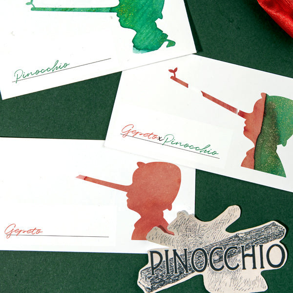 Wearingeul Ink Color Swatch Card - Pinocchio