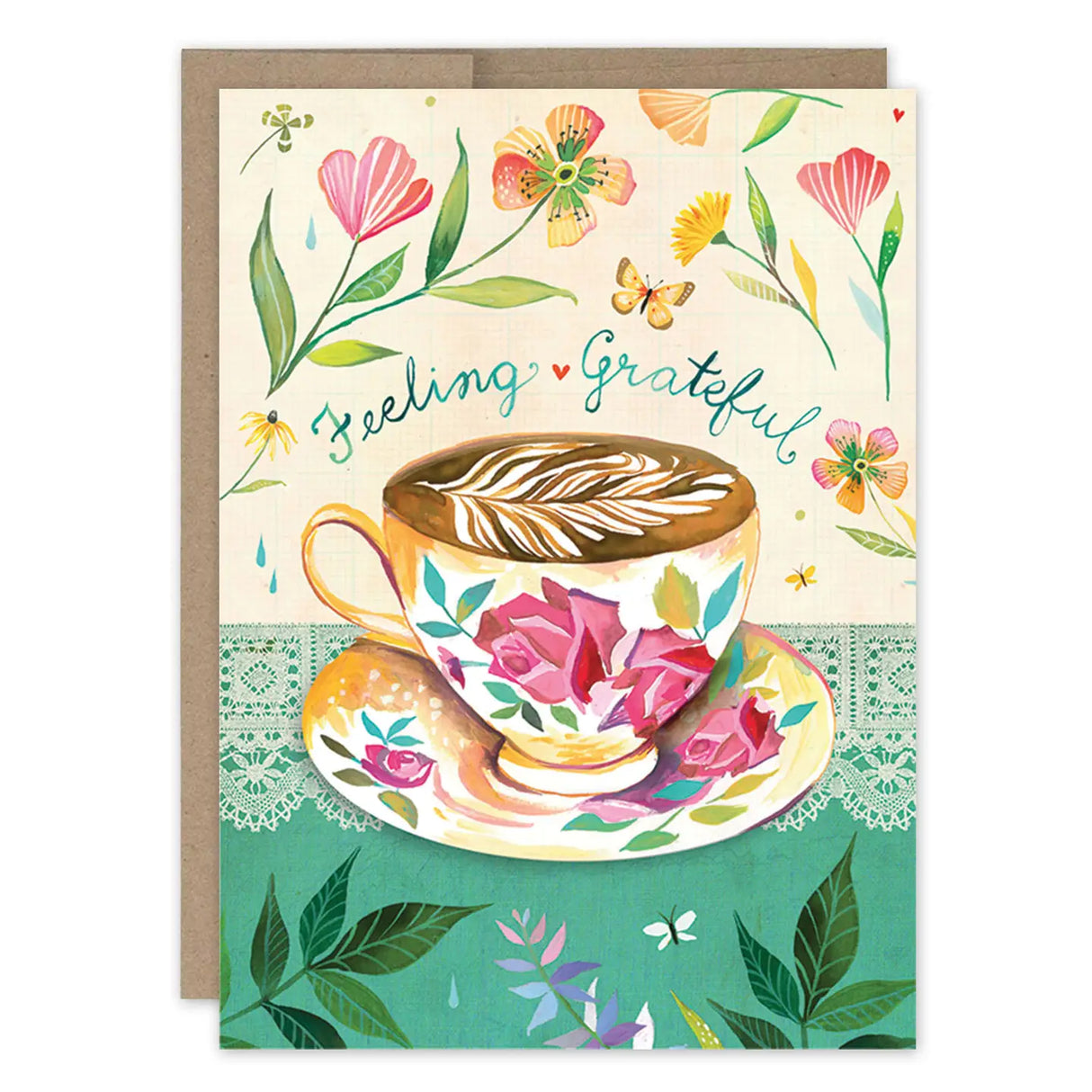 Cappuccino Thank You Card