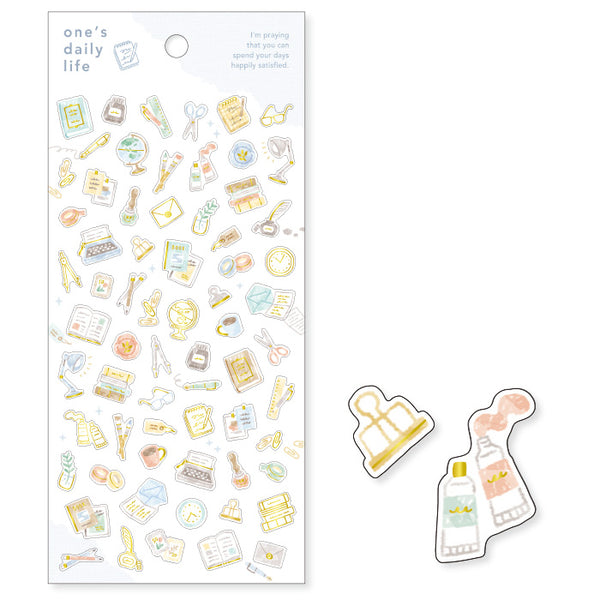 One's Daily Life Stationery Sticker
