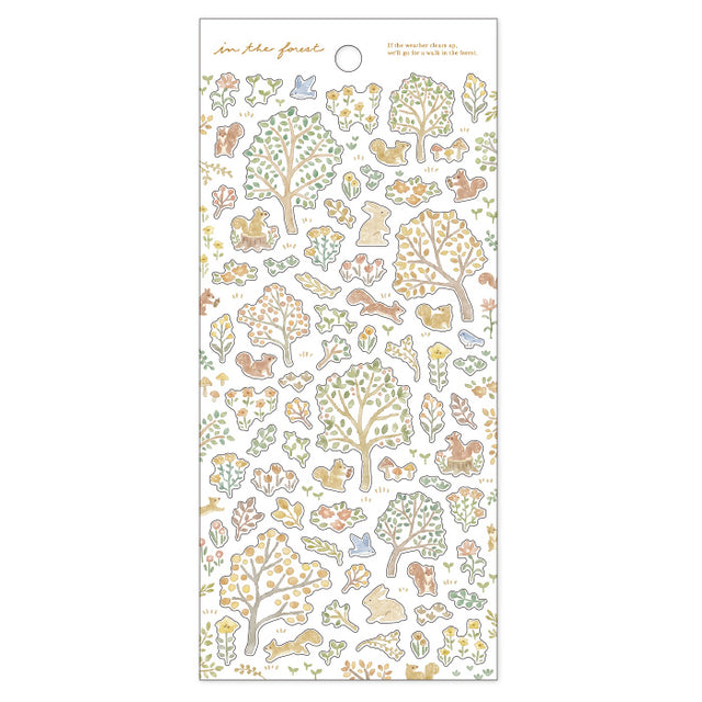 In The Forest Squirrel Sticker