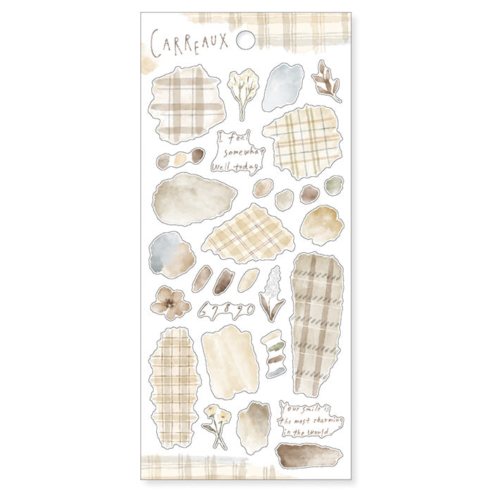 Carreaux Beige Sticker