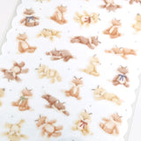 Mind Wave Amigurumi Stuffed Toy Animal Sticker Fox Kitsune