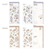 Paper & Plant Sticker Purple (2 sheets of stickers)