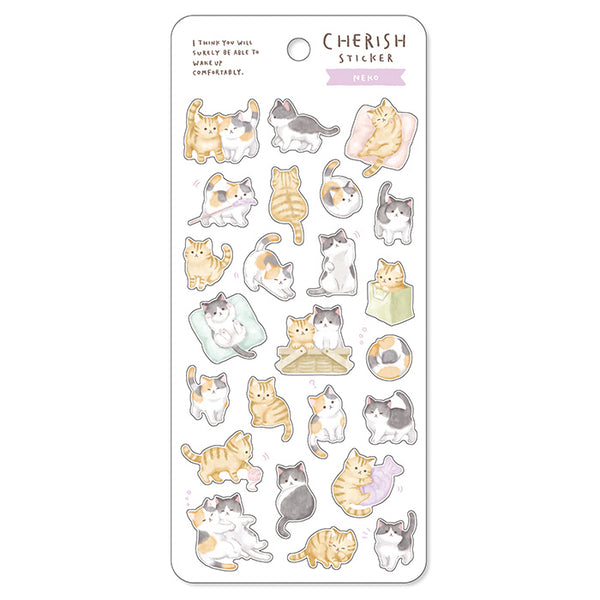 Cat Cherish Sticker
