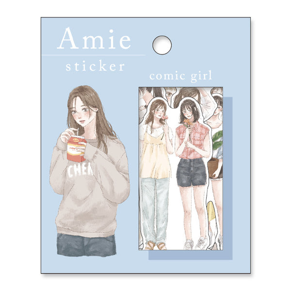 Mind Wave Amie Comic Girl Flake Sticker