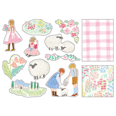 Blooming Flake Sticker Pink