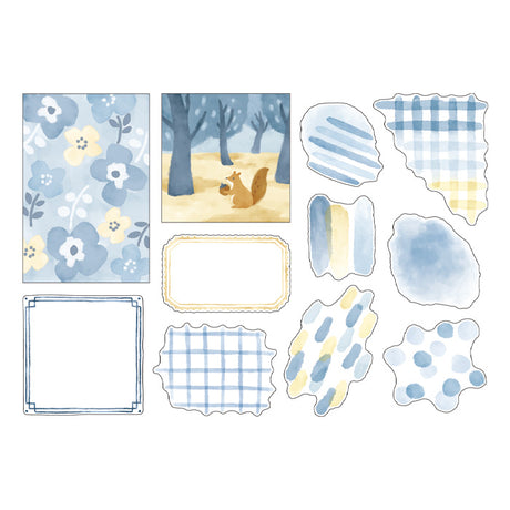 Hocco Deco Flake Sticker Blue