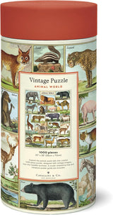 Animal World 1,000 Piece Puzzle Cavallini & Co
