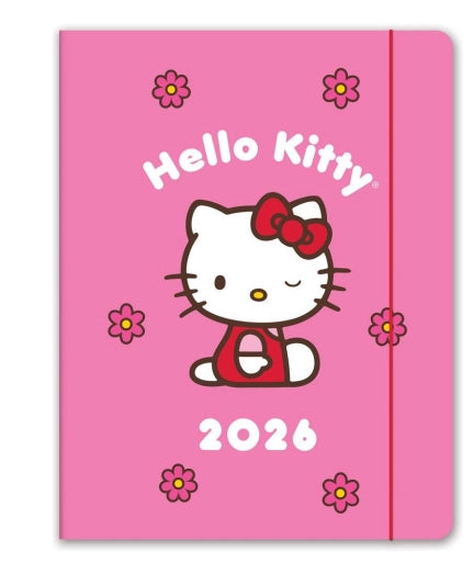 2026 Hello Kitty Playful Pink Just Right Monthly Planner