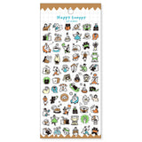 Mind Wave - Happy Snappy Brown Sticker