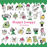 Mind Wave - Happy Snappy Green Sticker