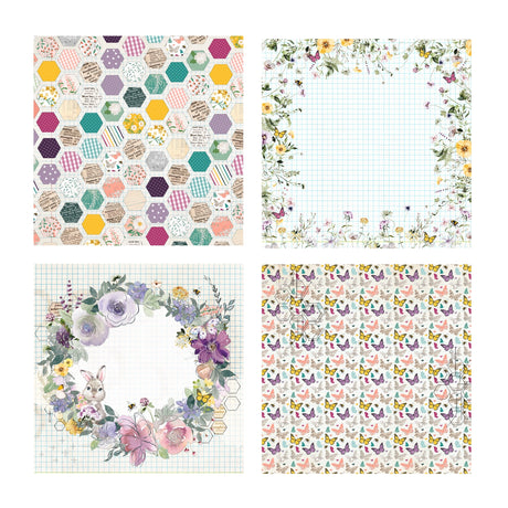 Wildflower Collection - 6x6 Single Sided Paper Pack - 16 Sheets