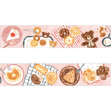 Papier Platz x Nakauchi Waka Washi Tape - Bear and Sweets