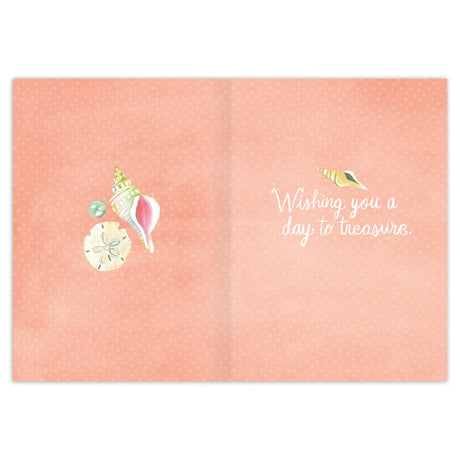 Seashell Treasures Birthday Card
