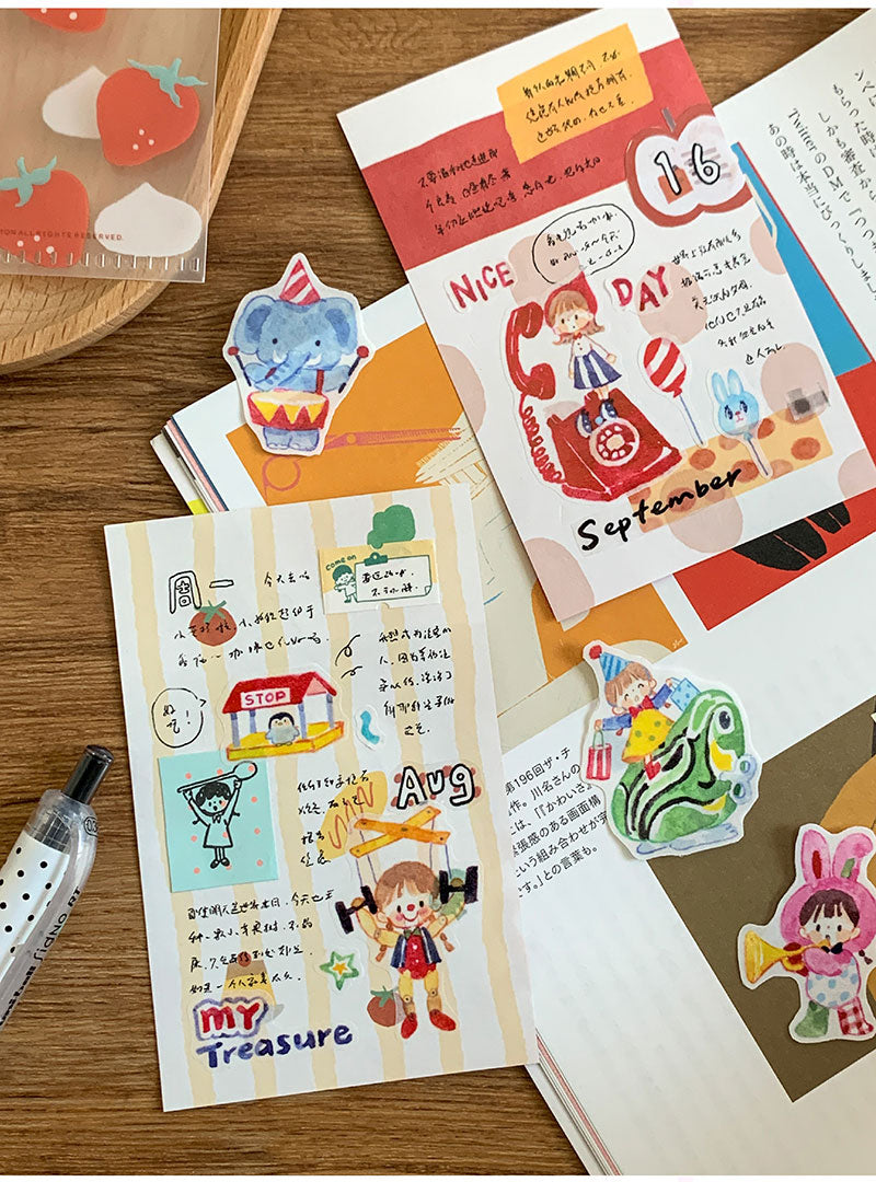 Molinta - Vintage Toys Sticker Roll