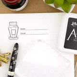 "Nibs & Ink" - 4"x6" Clear Stamp Set (16 Stamp Designs)