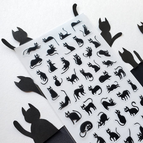 STICKII Mini Black Cats Sticker Sheet