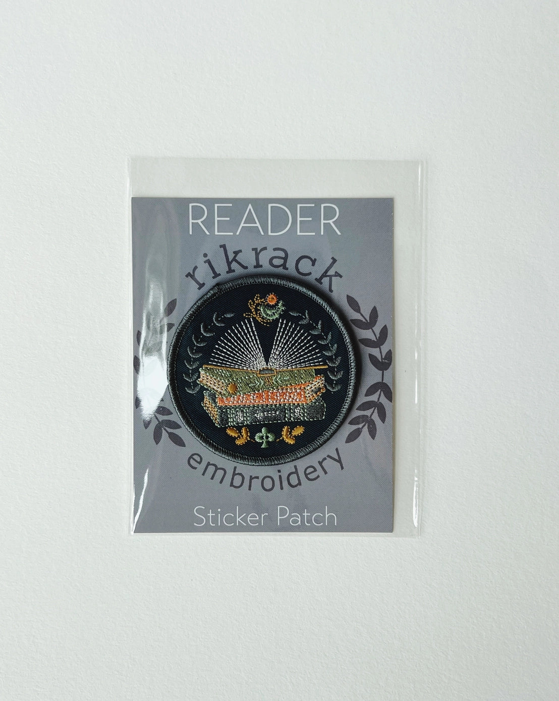 Reader Moonglow Embroidery Sticker Patch