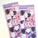 Maobabie Sticker Sheet - Magical Kitties