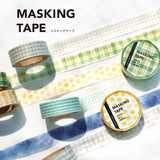 Mind Wave - Pattern Check 11 Washi Tape