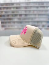 Little Craft Fest Beige Trucker Hat