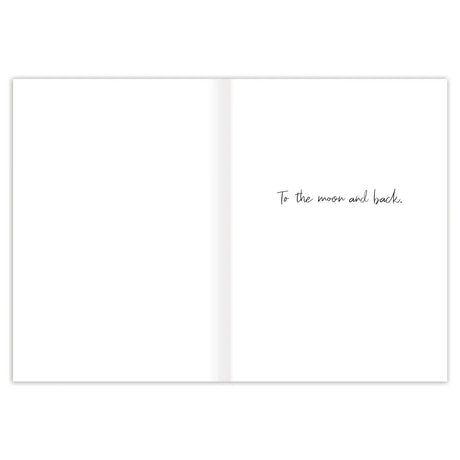 Moon Over Water Anniversary Card