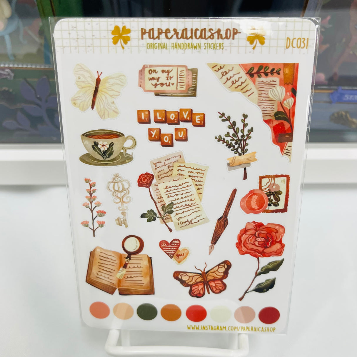 PaperaicaShop Valentines Planner Sticker
