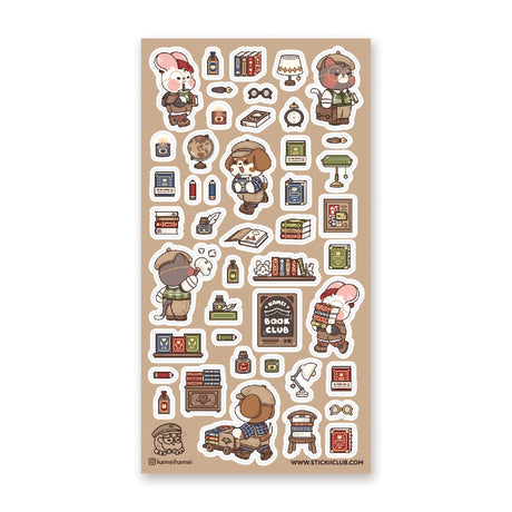 STICKII - Cutie Book Club Sticker Sheet