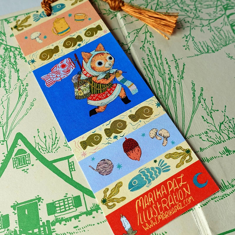 Marika Paz Bookmark - Cat Adventure