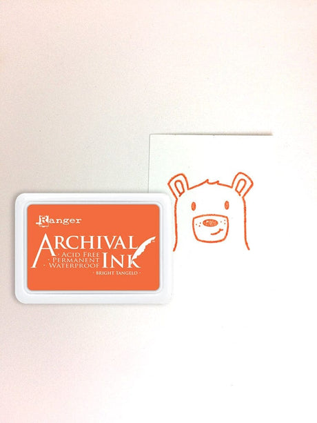 Ranger Archival Ink Pad - Bright Tangelo