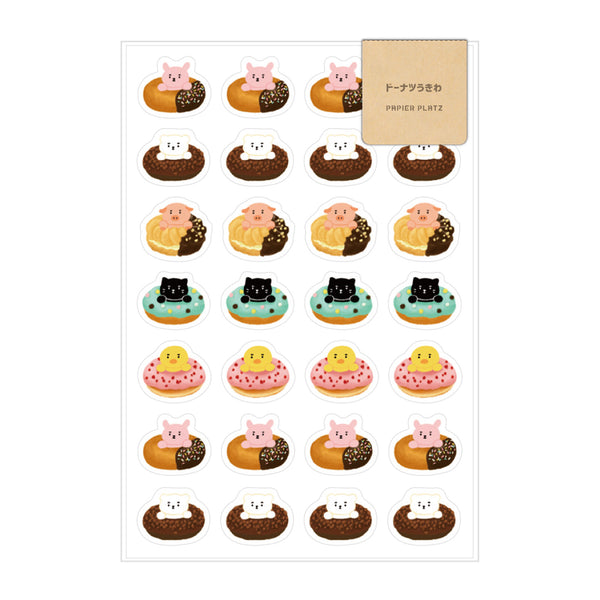 AOYOSHI Donut Animal Food x Creature Stickers Vol.2