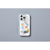 King Jim Coffret Cosmetic Motif Film Stickers Triangle Chiffon Yellow