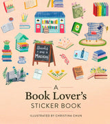 A collection of 400+ beautifully illustrated stickers that will delight bookworms.

Celebrate the joy of reading with this special collection of 500+ book-themed stickers, each one a tiny treasure and visual ode to the transformative power of books. The stickers within are thoughtfully hand-painted and designed to speak right to a book lovers heart: There are cozy shelves overflowing with carefully stacked books and potted plants; quaint bookstore facades that beckon readers inside with their artful and abu