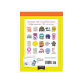 Spread the sticker love! Life is just better with stickers, and this little book of BIG vinyl stickers proves just that! Decorate your laptop, bike, water bottle, phone, or dresser (the possibilities are endless!) with these super-sized designs, and brighten every day with a little sticker magic.

A Little Book of Big Word Stickers includes:

20 BIG vinyl stickers
150+ mini stickers