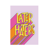 Spread the sticker love! Life is just better with stickers, and this little book of BIG vinyl stickers proves just that! Decorate your laptop, bike, water bottle, phone, or dresser (the possibilities are endless!) with these super-sized designs, and brighten every day with a little sticker magic.

A Little Book of Big Word Stickers includes:

20 BIG vinyl stickers
150+ mini stickers
